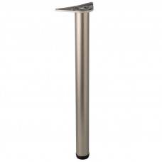 SETE Ножка для мебели 60*820, матовый никель (сатин), сталь NS-60820-02