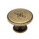 Ручка-кнопка RK-066 оксидированная бронза