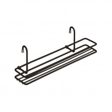 Рейлинг-полка для специй короткая, черный матовый MX-062 BL