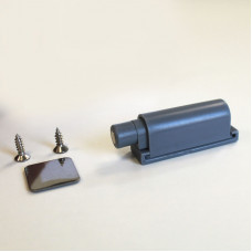 SETE Амортизатор с магнитным окончанием, короткий, пласт., серый BU-MS