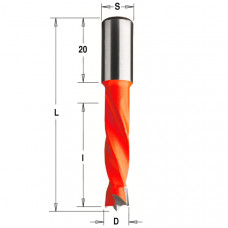 Сверло глухое Delta-Tools 4,5*10*70mm L (левое)