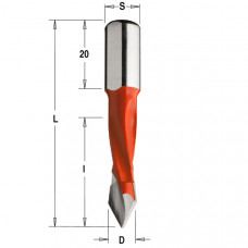 Сверло сквозное Delta-Tools 4*10*70mm R (правое)