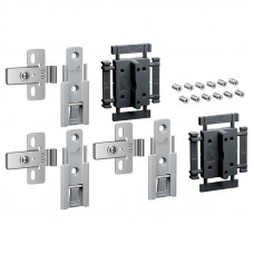 Комплект 3 средних петель WingLine L, с регулировкой, цвет серый