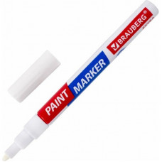 Маркер-краска лаковый, белый для алюм. профилей