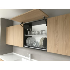 Сушилка для посуды 2-х ур. 600мм с рамой +1поддон, НЕРЖ SETE