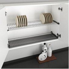 Сушилка для стаканов LISSA, ширина корпуса 450 мм, хром