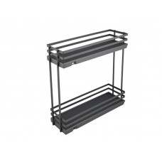 Бутылочница SETE 200мм,антрацит, 2-х уров скр.монтаж с довод.VKH-TANGO2-200-90