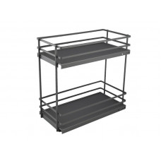 Бутылочница SETE 300мм, антрацит, 2-х уров скр.монтаж с довод.VKH-TANGO2-300-90