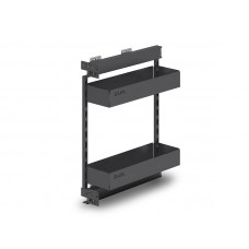 Бутылочница EVA Dark Side в базу 150 мм, с дов, графит, левая