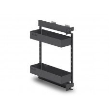 Бутылочница EVA Dark Side в базу 200 мм, с дов, графит, правая