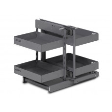 Механизм для углового корпуса EVA Dark Side, 900-1000мм, плав.закрывание, графит