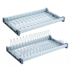Посудосушитель EVA Light Side, 700мм, 2 рамки, 2 поддона, нерж.сталь
