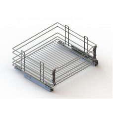 Корзина выкатная база 600 мм без направл (хром)