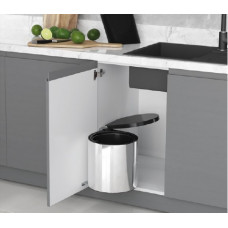 S-2253-SS Мусорное ведро Waste Bin Starax 10 л (355x300x380) хром