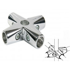 R-45 Соединитель 6-и труб крестообразный (4части)