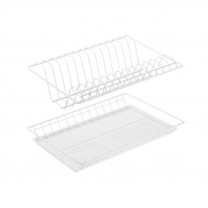 Посудосушитель с рамкой, 400мм, белый