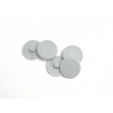 Заглушка д\конф. пластик. СЕРЫЙ