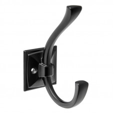 Крючок KR 0390 BL матовый черный