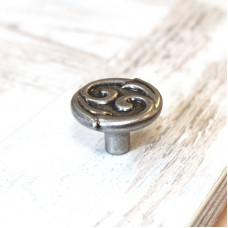 SETE Ручка AGATA старое серебро кнопка ZnA1, RM-AGATA01-80