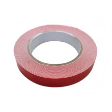 Лента клейкая 2-х сторон. д\зеркал 19мм (5м) КРАСНЫЙ