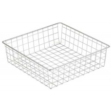 Корзина сотовая 450*450*120 белая Серия 1