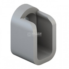 Карман сетчатых полок малый, серый