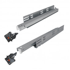 Направляющая PUSH TO OPEN скрытый монтаж с 3D регулировкой п.в. L-450 SLIDESET, SETE