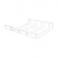 Держатель для фужеров 4-х рядный, белый матовый MX-057 WT