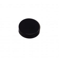 Заглушка пластиковая на петлю для стекла, круглая, ЧЕРНЫЙ