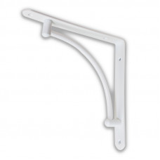 SETE Полкодержатель вогнутый, белый, SH-019-10