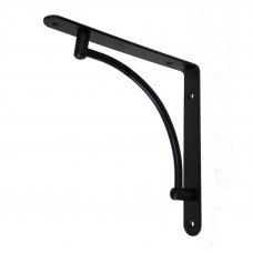 SETE Полкодержатель вогнутый, черный, SH-019-20