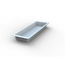 Лоток для столовых приборов Traybond 157х480мм, 1 секция, белый