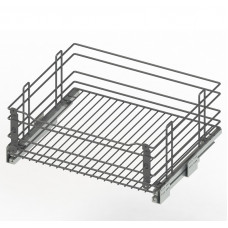 Корзина выкатная база 600 мм с направ. в дов. (графит)