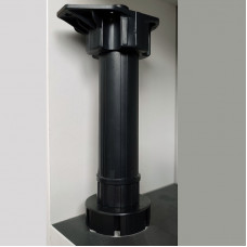 150мм ножка кухонная черная РЕХАУ (ножка + база-опора)