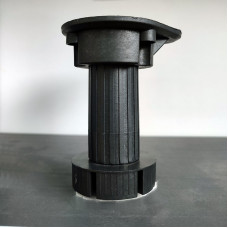 100мм ножка кухонная черная УСИЛЕННАЯ (разборная) РЕХАУ