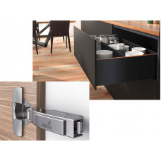 Комплект ящика AVANTECH YOU, H139, NL500, белый + 4 петли SENSYS 8645 АКЦИЯ