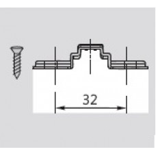 Подкладка под петлю STANDART, Slide-On, высота h=2