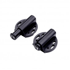 Магнитный держатель для стеклянного фасада, (2 шт), черный