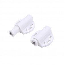 Магнитный держатель для стеклянного фасада, (2 шт.), белый