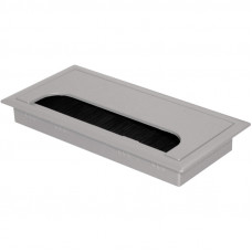 SETE Кабель-канал прямоугольный ПЛАСТИК 80х160мм, серебро, PK-P80160-80