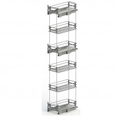 Колонна выдвижная 300 6-уровневая без направ (хром)