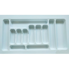 Вклад-лоток для столовых приборов 900мм (850x490) белый глянец 1009-1