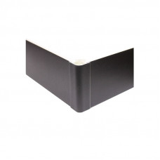 Угол 90 д/цоколя ПВХ h=100мм, черный (006)