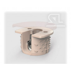 Стяжка РАФИКС с винтом+крышка КРЕМ (Турция)