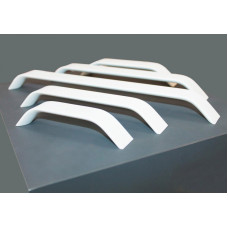 SETE Ручка 337 белая скоба 256мм алюминий, RM-337256-10