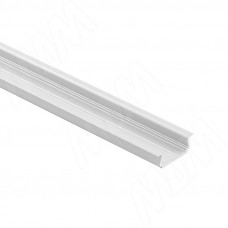 Профиль FM1,врезной,серебро,18х6мм,д/ плоского рассеивателя,L-2000