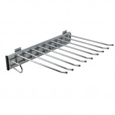 SETE Вешалка для брюк крепл. слева, 330x467x100, алюминий, пластик, сталь