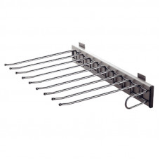 SETE Вешалка для брюк крепл. справа, 330x467x100, алюминий, пластик, сталь