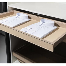 ALPHALUX Aiden Выдвижной лоток в базу 600 мм, 564х420х68, кожа, шампань