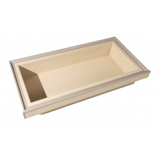 ALPHALUX Aiden Выдвижная корзина в базу 600 мм, 564х420х140, кожа, шампань